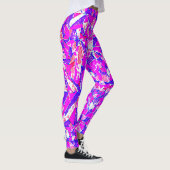 Lila Mosaik Leggings (Rechts)
