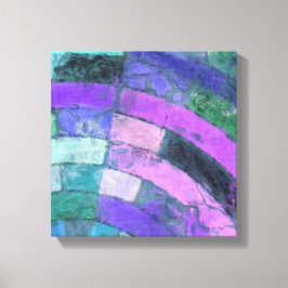 Lila Mosaik Leinwanddruck