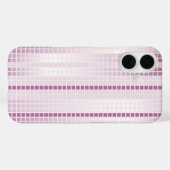 Lila Mosaikfliesen Case-Mate iPhone Hülle (Rückseite (Horizontal))