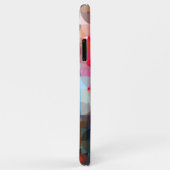 Lila Mosaikkunstmuster in Rosa Case-Mate iPhone Hülle (Hinten/Rechts)