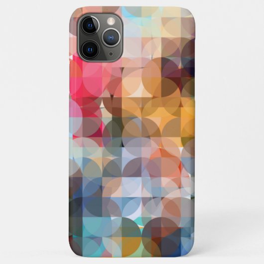 Lila Mosaikkunstmuster in Rosa Case-Mate iPhone Hülle (Rückseite)