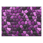 Lila Mosaiktablett Tischdecke (Vorderseite (Horizontal))