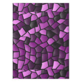 Lila Mosaiktablett Tischdecke (Vorderseite)