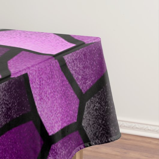 Lila Mosaiktablett Tischdecke (Beispiel)