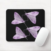 Lila Moth Art Mousepad (Mit Mouse)