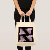 Lila Moth Art Toag Tragetasche (Vorderseite (Produkt))