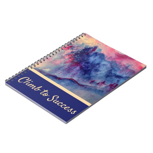 Lila Mountains Majestät-Notebook Notizblock (Linke Seite)