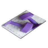 Lila Mulden. Notizblock (Linke Seite)