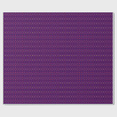 Lila & Multi Mini Polka Dots 04 Geschenkpapier (Flach)