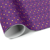 Lila & Multi Mini Polka Dots 04 Geschenkpapier (Rolleneckpunkt)