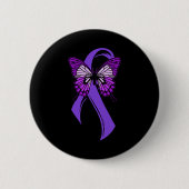 Lila Multifunktionsgerät - Fibromyalgie Bewusstsei Button (Vorderseite)