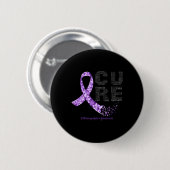 Lila Multifunktionsleisten-Fibromyalgie Button (Vorne & Hinten)