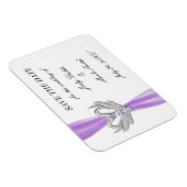 Lila Multifunktionsleisten-Silberschwänze speicher Magnet (Rechte Seite)