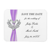 Lila Multifunktionsleisten-Silberschwänze speicher Magnet (Horizontal)