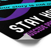 Lila Multifunktionsleisten-Unterstützung für die P Poster (Ecke)