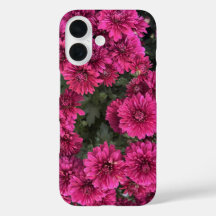 Lila Mums iPhone 16 Hülle