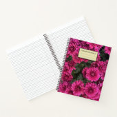 Lila Mums SpiralNotebook Notizblock (Innenseite)
