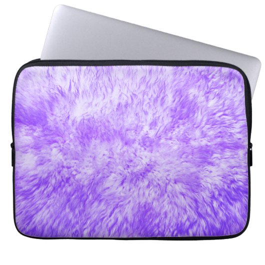 Lila Mur Frenzy Laptop Sleeve (Vorderseite)