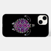 Lila Muschel der Schildkröte Case-Mate iPhone Hülle (Rückseite (Horizontal))