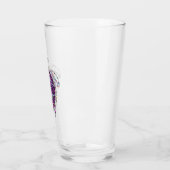 Lila Muschel der Schildkröte Glas (Links)