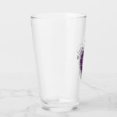 Lila Muschel der Schildkröte Glas (Rechts)