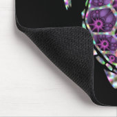 Lila Muschel der Schildkröte Mousepad (Ecke)