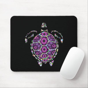 Lila Muschel der Schildkröte Mousepad