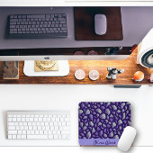 Lila Muscheln Mousepad
