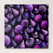 Lila Muscheln-Puzzle Puzzle (Vertikal)