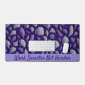 Lila Muscheln Schreibtischunterlage (Tastatur & Maus)