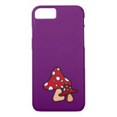 Lila Mushroom Case-Mate iPhone Hülle (Rückseite)