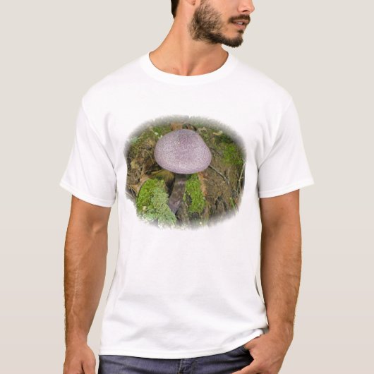 Lila Mushroom und Moss-Kleinkind-T - Shirt (Vorderseite)
