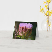 "LILA MUSKTHISTE"/FOTOG. MITTEILUNGSKARTE (Gelbe Blume)