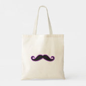 Lila Mustache, Curl Mustache, Mustache, Stache Tragetasche (Rückseite)