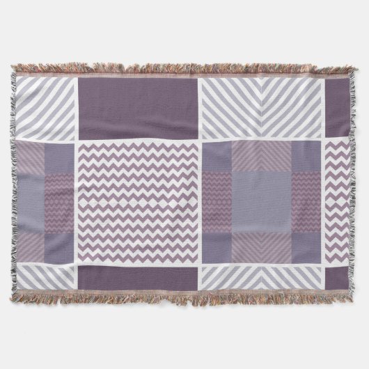Lila Muster Decke (Vorderseite)