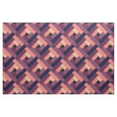 Lila Muster der diagonalen Geometrie Stoff (Fat Quarter (45,7 x 55,9 cm))