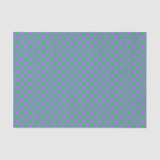 Lila Muster der grünen Kartei Seidenpapier (Vorderseite)