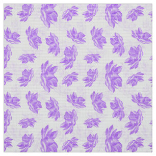 Lila Muster der Lotus-Blume Stoff