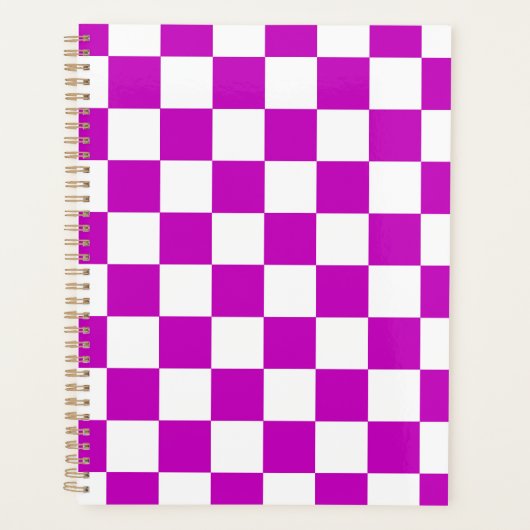 Lila Muster eines Karos Planer (Vorderseite)