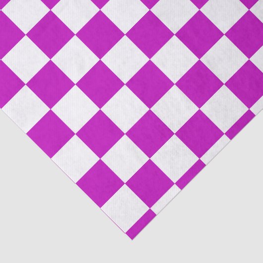 Lila Muster eines Karos Seidenpapier (Ausschnitt)