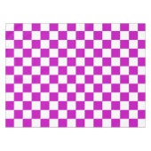 Lila Muster eines Karos Tischdecke (Vorderseite (Horizontal))