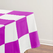 Lila Muster eines Karos Tischdecke (Beispiel)