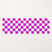 Lila Muster eines Karos Yogamatte (Rückseite (Horizontal))
