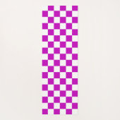 Lila Muster eines Karos Yogamatte (Rückseite)