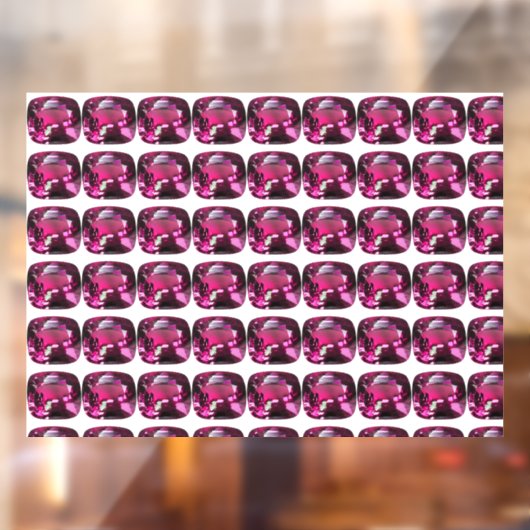 Lila Muster Fensteraufkleber (Blatt 2)