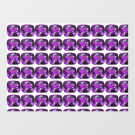 Lila Muster Fensteraufkleber