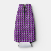 Lila Muster Flaschenkühler (Rückseite)