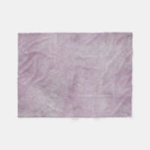 Lila Muster Fleecedecke (Vorderseite (Horizontal))