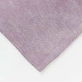 Lila Muster Fleecedecke (Ecke)