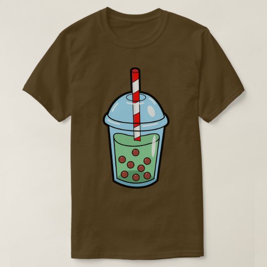 Lila Muster für Bubble Tee (Design vorne)